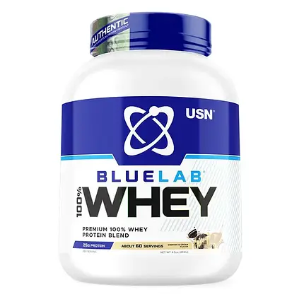 Протеїн багатокомпонентний USN BlueLab 100% Whey Protein Blend 2041 г (60 порц.), фото 1