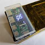 Контролери заряду Li-ion акумуляторів плата заряджання 18650 батарей із виходами 2xUSB та екраном H961-U 6.1, фото 2