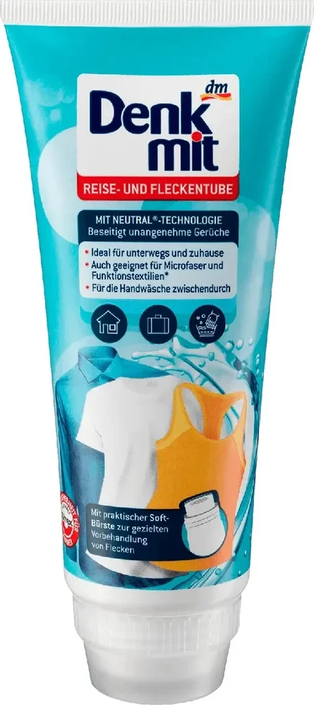 Універсальний засіб для виведення плям Denkmit Fleckenspray тюбик 200 мл, фото 1
