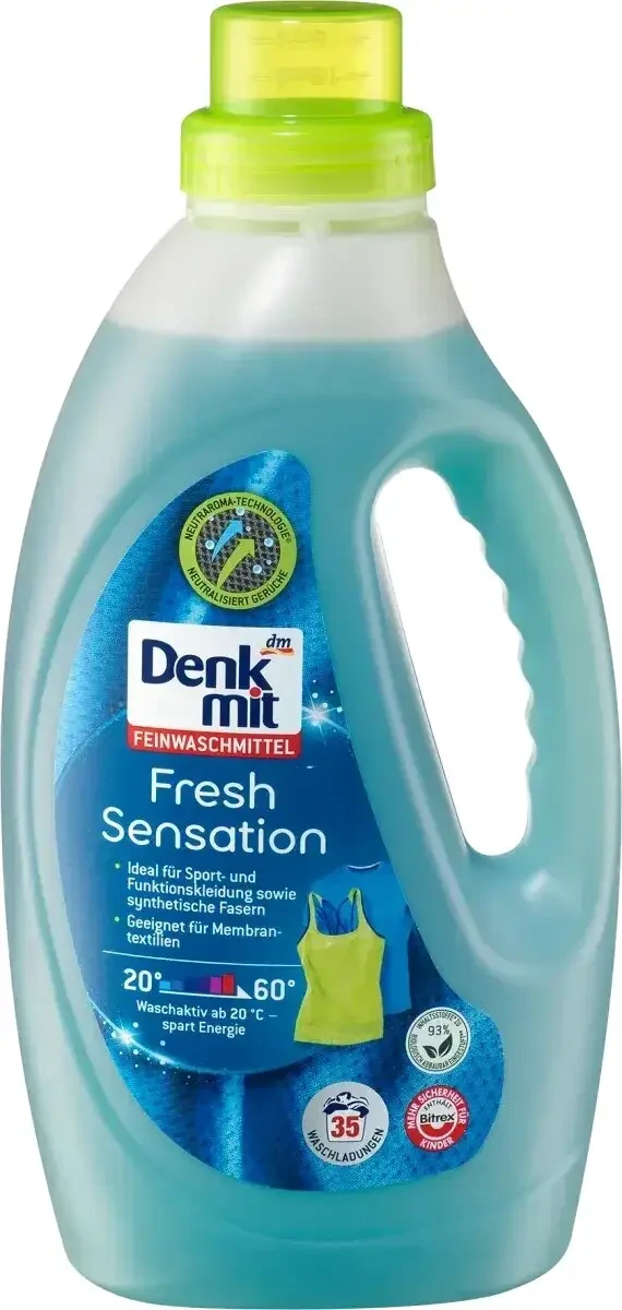 Гель для прання DenkMit Fresh Sensation для мембранної тканини 1.5 л, фото 1