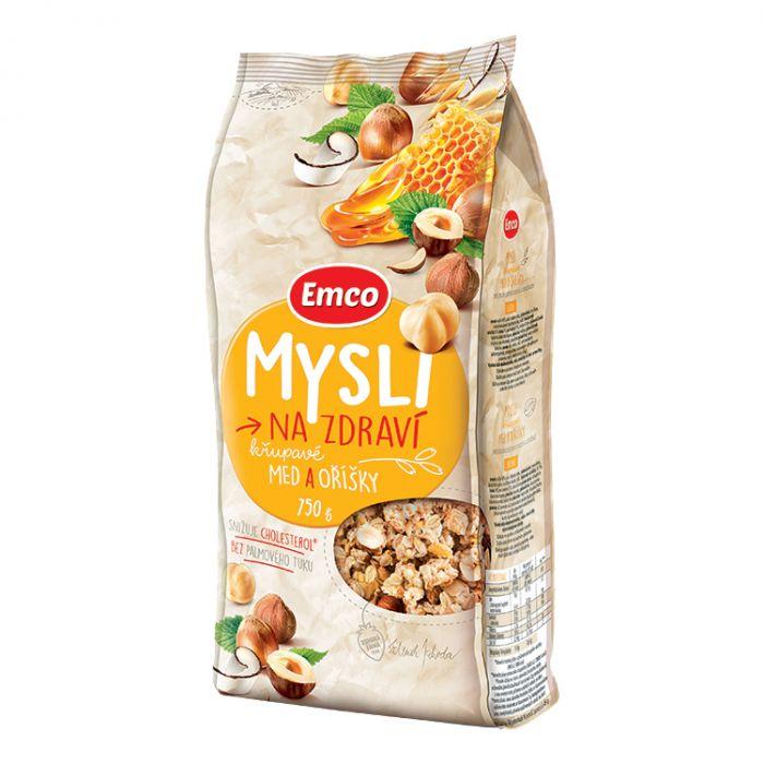 Мюслі Emco мед і горіхи 750 г, фото 1