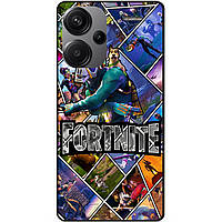 Силіконовий чохол бампер для Xiaomi Redmi Note 13 Pro Plus 5G з картинкою Фортнайт Fortnite