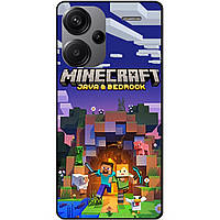 Силіконовий чохол бампер для Xiaomi Redmi Note 13 Pro Plus 5G з картинкою Майнкрафт Minecraft