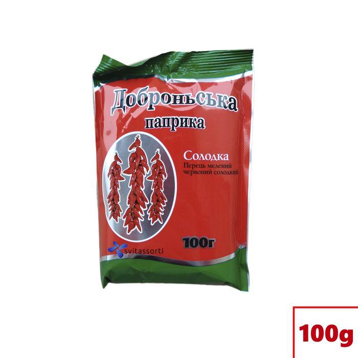 Паприка солодка мелена Добронська паприка 100 г, фото 1