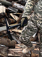 Складная тактическая многофункциональная лопата в поход, туристическая саперная лопата для выживания