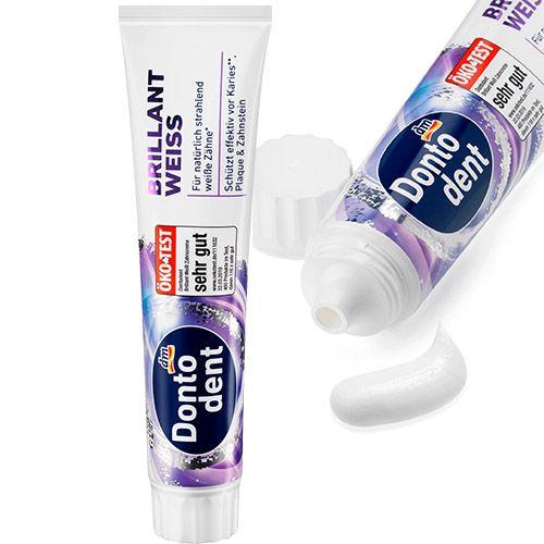 Зубна паста Dontodent Brillant Weiss вибілювальна 125 мл, фото 1