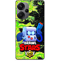 Силіконовий бампер чохол для Xiaomi Redmi Note 13 Pro Plus 5G з Героєм Бравл 8-Біт