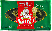 Макаронні вироби Riscossa Tagliatelle зі шпинатом, 500 г