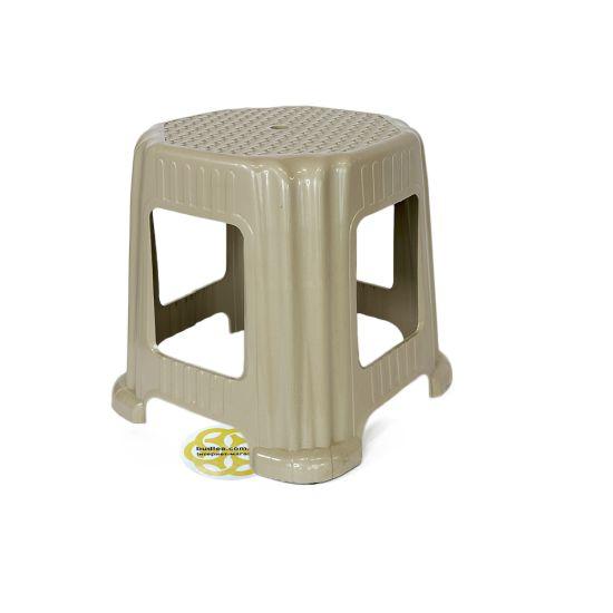 Стілець пластиковий для саду MAXI, низький SNMZ, пісочний, фото 1