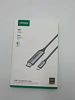 Кабель перехідник Ugreen USB Type-C to HDMI 4K 60HZ 1.5м Macbook