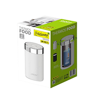 Термос харчовий 750мл білий Maestro MR-1649-75-WHITE, фото 3