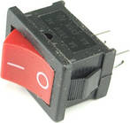 Перемикач MRS-101A (KCD-1) ON-OFF, 2pin, 6A, 220V, червоний