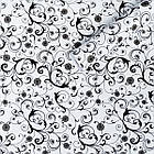 Самоклеюча плівка 0,45х10м х 0,07мм Білі вензелі (10175) SW-00000828