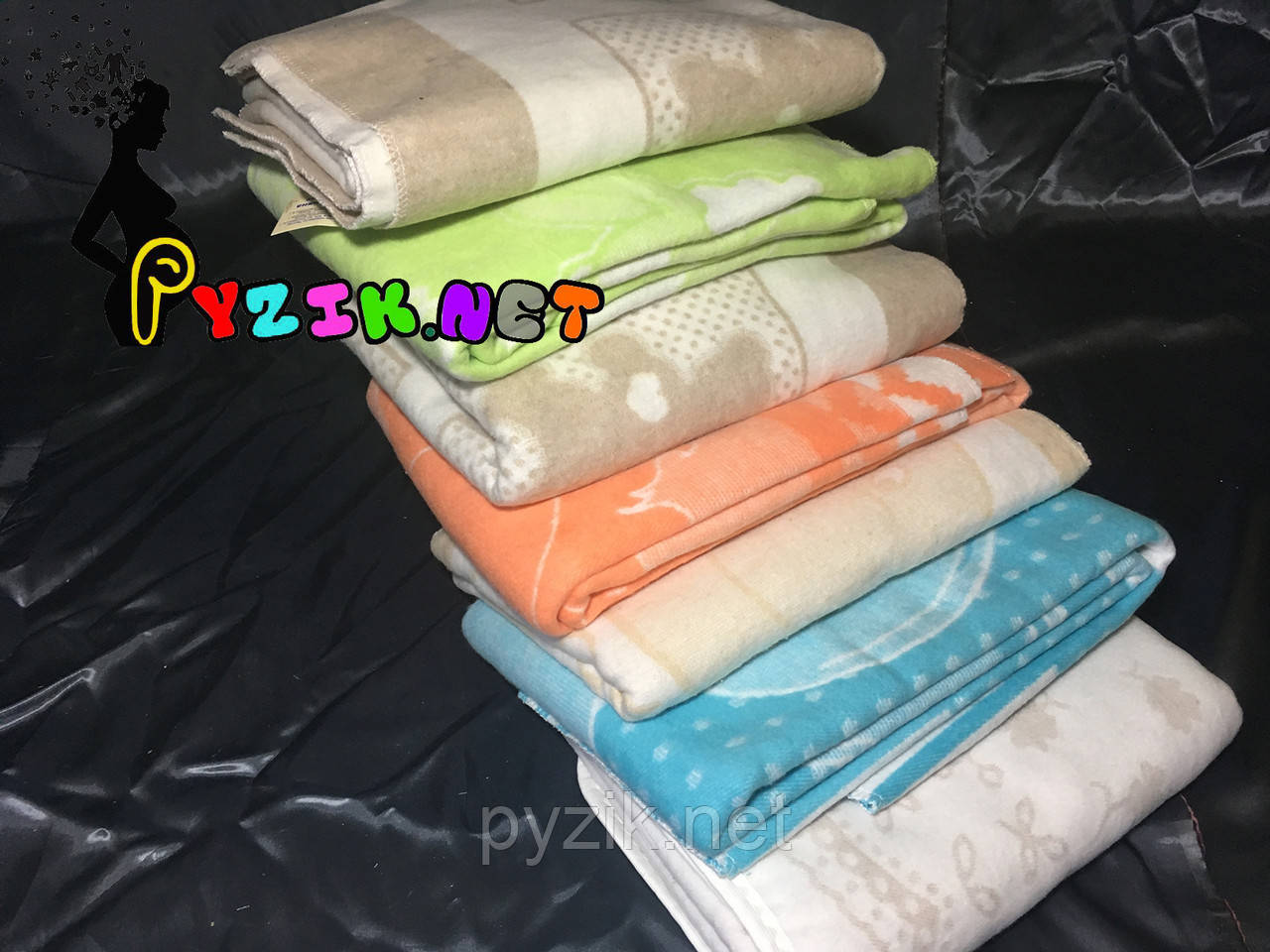 Теплое байковое одеяло 100% хлопок, цвет на выбор - фото 6 - id-p224309424