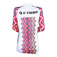 Тор! Вело костюм жіночий X-Tiger XW-CT-155 кофта з довгим рукавом штани Multicolor Zigzag 2XL