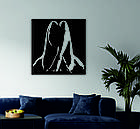 Декоративне настінне Панно «Силует жінки», Декор на стіну, фото 2