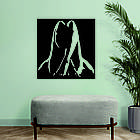 Декоративне настінне Панно «Силует жінки», Декор на стіну, фото 4