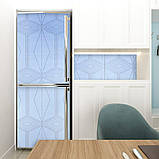 Самоклеюча плівка 0,45х10м х 0,07мм Блакитна із золотом SW-00001218, фото 5