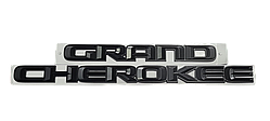 Емблема напис JEEP Grand Cherokee тип1 чорна