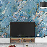 Самоклеюча вінілова плитка набір (6 рулонів) бірюза 3600х2800х2мм SW-00001459, фото 2