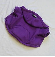 Фіолетова кофта на флісі для собак