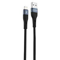 Кабель Proove Light Silicone 2.4А, USB Type-A to Apple Lightning 1м Black (49193)