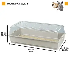 Клітка для хом'яків морських свинок та кроликів Ferplast Maxi Duna Multy 99 x 51.5 x h 36 cm, фото 3