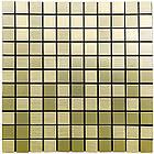 Самоклеюча алюмінієва плитка 300х300х3мм Зелене золото мозаїка SW-00001168