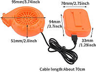 Воздухдувка, электрический минивентилятор постоянного тока 6В для надувного игрушечного костюма