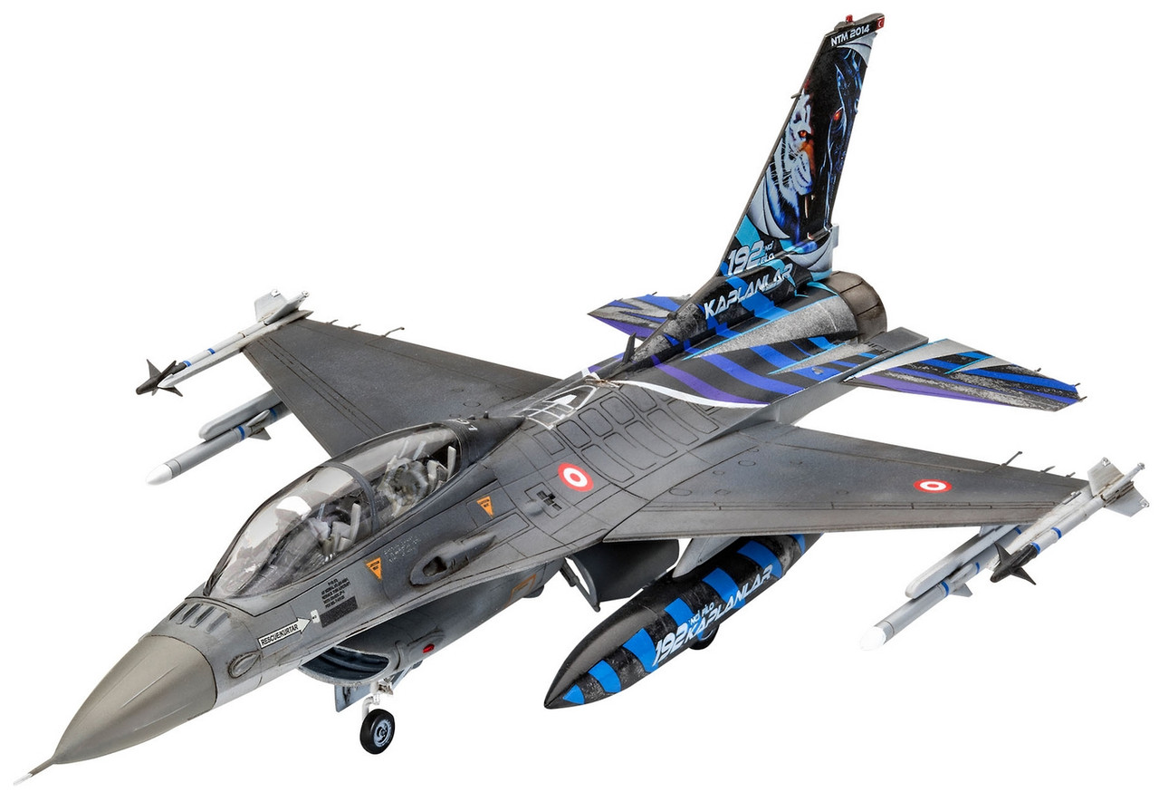 Збірна модель Revell Літак F-16D Tigermeet 2014 рівень 4 масштаб 1:72 (RVL-03844)