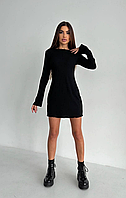 Женское мини платье рубчик 42-44, 46-48 (2цв) "ALLA" недорого от прямого поставщика