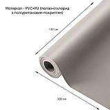 Самоклеюча екошкіра у рулоні 1.37*3m*0.5mm LIGHT GREY (D) SW-00001324, фото 2