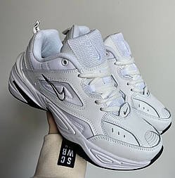 Жіночі кросівки Nike M2K Tekno White осінь-весна-літо демісезонні білі. Живо фото