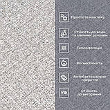 Самоклеючі шпалери 2800х500х1,5мм Сірий меланж YM-12 (D) SW-00002020, фото 4