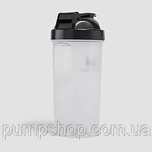 Шейкер Myprotein Cyber Mystery Plastic Shaker - Clear/Black 600 мл, фото 3