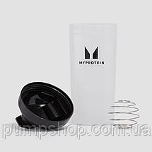 Шейкер Myprotein Cyber Mystery Plastic Shaker - Clear/Black 600 мл, фото 4