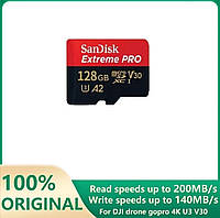 Карта SanDisk Extreme PRO Micro SD 128 ГБ флэш-карта памяти SD U3 4K V30 Microsd TF карты