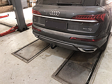 Фаркоп Audi Q7 II 2020- (Ауді Q7 4M ) швидкоз'ємний на ключах, фото 6