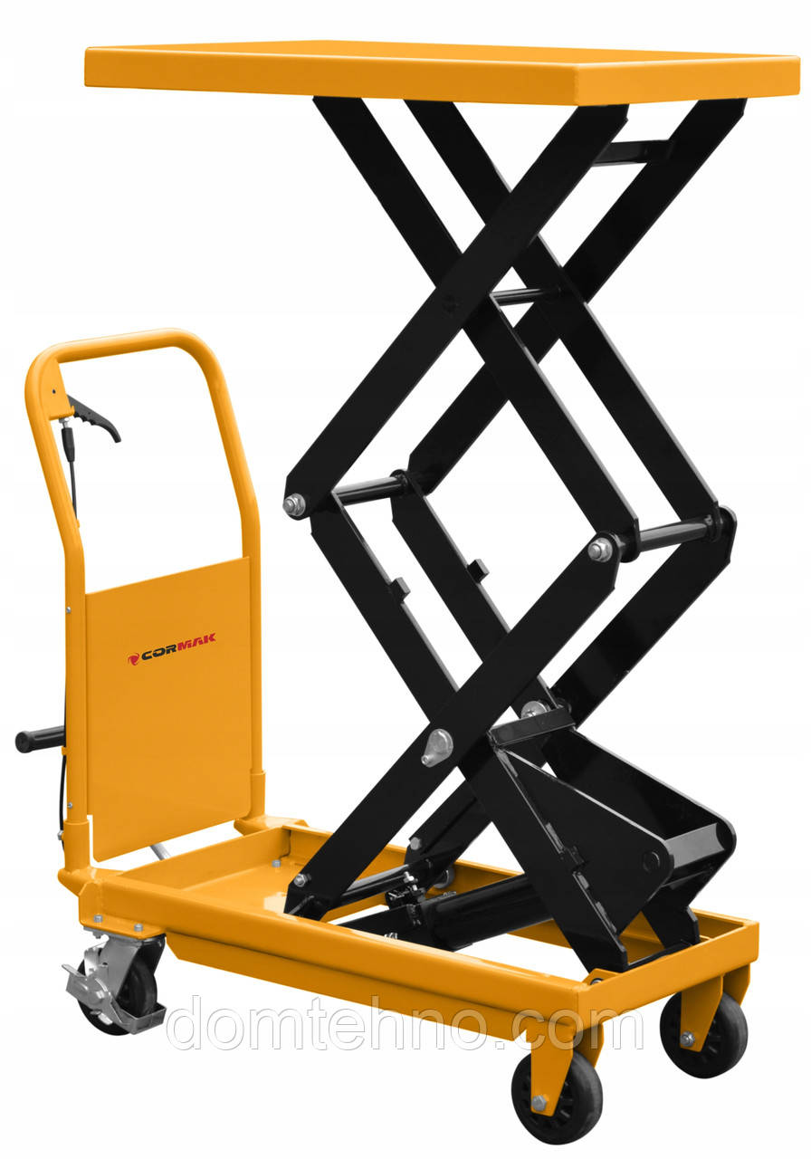 Платформа-тележка стол ножничный подъемный стол KRAFTMANN 500кг ...