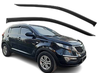 Дефлектори окон (Ветровики) Kia Sportage III 2010-2015 (скотч)