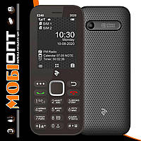 Телефон 2E E240 2020 DS Black