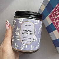 Свеча ароматизированная Bath&Body Works Lilen & Lavender Single Wick Candle 198g