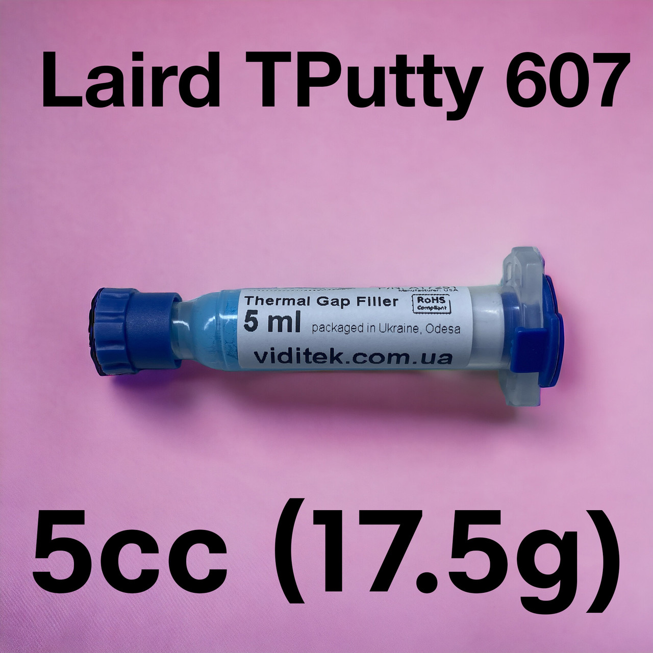 Термопрокладка рідка Laird TPutty 607 A17251 в пром шприці 5 мл (17.5 г)