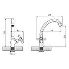 Кран на одну воду Agua Toledo — C091, фото 2