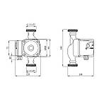 Насос циркуляційний Grundfos GPD 25/4-180, фото 2