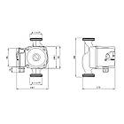 Насос циркуляційний Grundfos GPD/UPS 25/8-180, фото 2