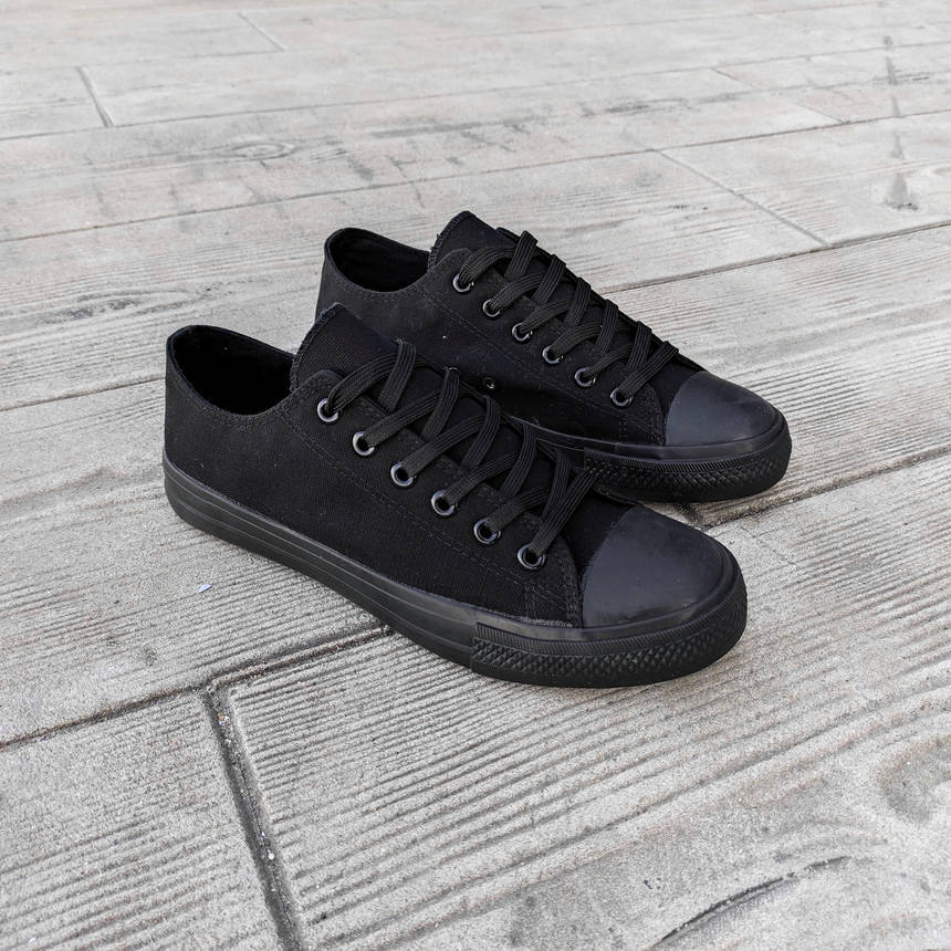 Черные Кеды мужские конверсы converse летние тканевые текстильные сетка унисекс спортивные, фото 1