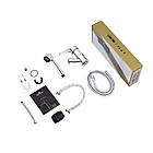 Змішувач для кухні з висувним виливом Kroner KRM Odra — C030-T, фото 8