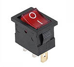 Перемикач MIRS-101-2 ON-OFF, 3pin, 6A, 220 V, червоний