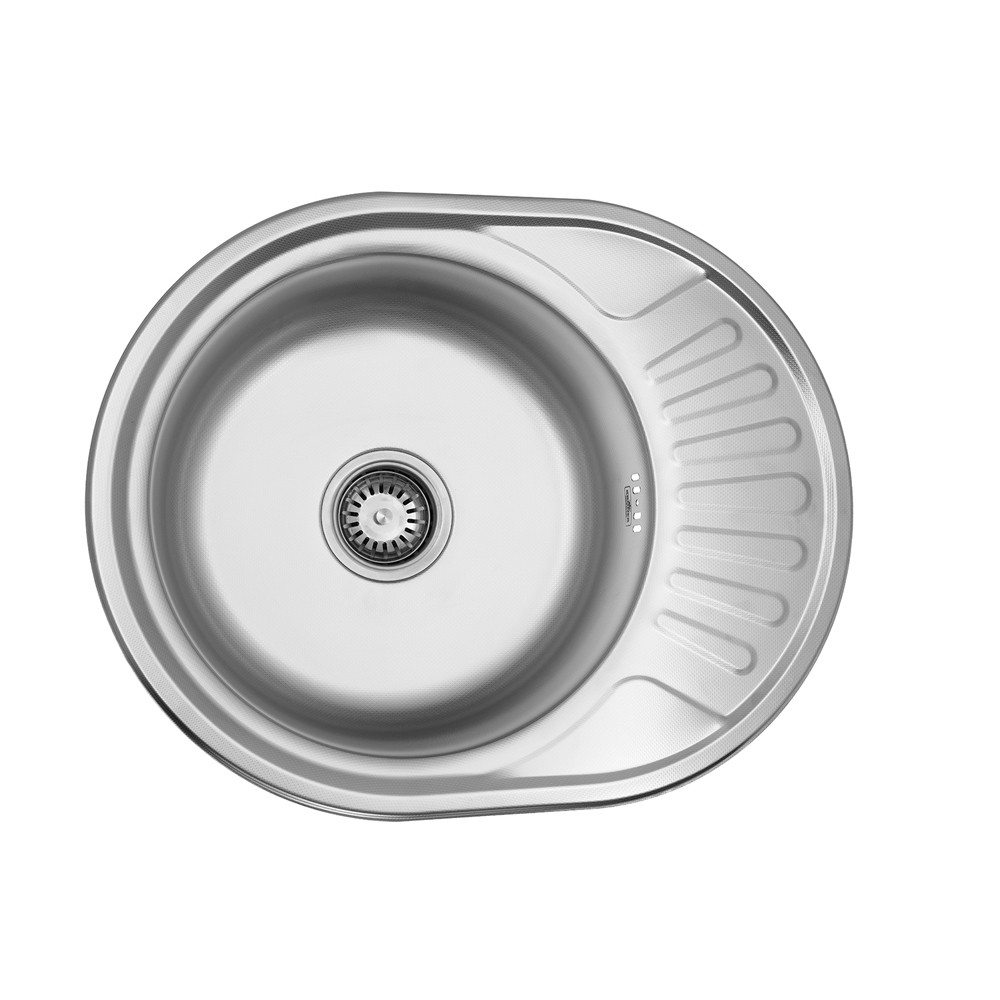 Кухонна мийка Kroner KRP Dekor — 5745 (0.6 мм)